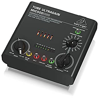 【中古】べリンガー USBオーディオインターフェース 真空管マイクプリ TUBE ULTRAGAIN MIC500USB|GoodLifeStore