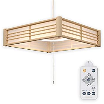 【中古】（非常に良い）アイリスオーヤマ LED ペンダントライト 6畳 調光 調色 和風 メタルサーキットシリーズ リモコン付き PLM6DL-J