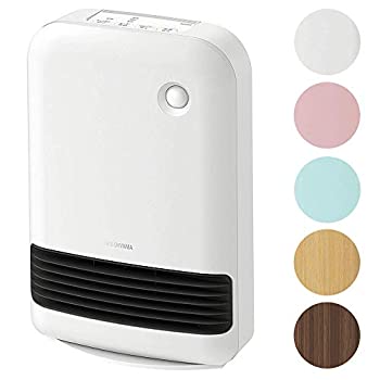 【中古】(非常に良い)アイリスオーヤマ 大風量 セラミックファンヒーター 人感センサー付き 1200W マイコン式 押しボタンタイプ ホワイト PDH-1200TD1-W|GoodLifeStore