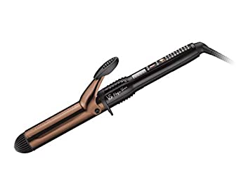 【中古】ヴィダル サスーン カール ヘアアイロン 32mm マジックシャイン 海外対応 5段階温度調節 パイプカバー付き ブラック VSI-3232/KJ｜GoodLifeStore