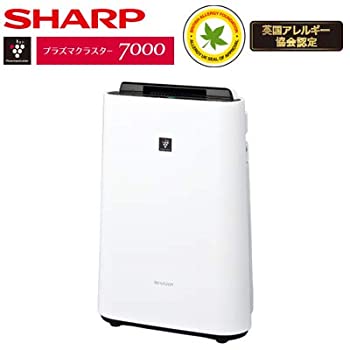 【中古】シャープ 空気清浄【加湿機能付】（空清23畳まで/加湿15畳まで ホワイト系）SHARP 「プラズマクラスター7000」搭載 KC-L50-W
