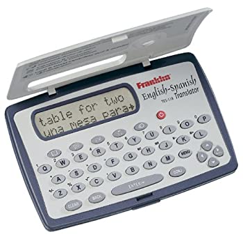 【中古】(未当て嵌める品)Franklin TES-118 英語/エスパニア語書き換える機