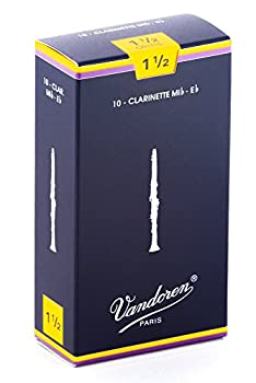 【中古】(非常に良い)バンドーレン E♭クラリネットリード(トラディショナル・1-1/2)10枚入りVandoren Traditional CR1115|GoodLifeStore