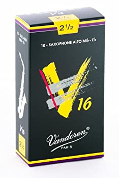 【中古】（非常に良い）バンドーレン アルトサックスリード V16 :2-1/2 (10枚入)