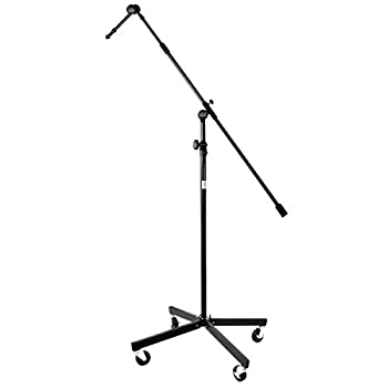 【中古】OnStageStands SB96+ 多目的用大型ブームマイクスタンド（キャスター付） (オンステージスタンド)