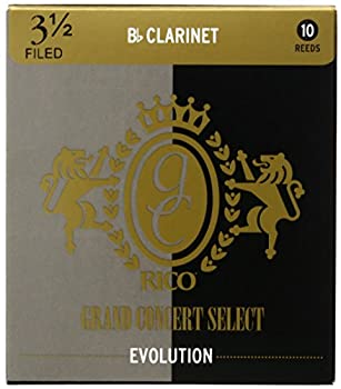 【中古】（非常に良い）RICO リード グランドコンサートセレクト エヴォリューション Bbクラリネット 強度:3.5(10枚入) ファイルド EVF10BCL350