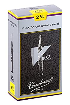 【中古】（非常に良い）バンドーレン ソプラノサクソフォンリード V.12 硬さ:2-1/2 (10枚入り)