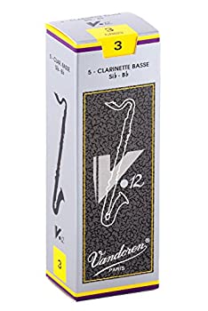 【中古】（非常に良い）バンドーレン バスクラリネットリード V.12 硬さ:3 (5枚入り)