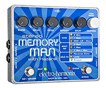 【中古】electro-harmonix エレクトロハーモニクス エフェクター デジタルディレイ Stereo Memory Man with Hazarai