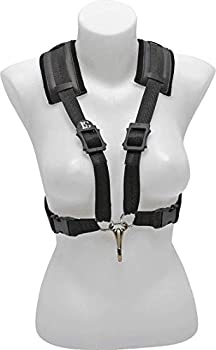 【中古】（非常に良い）BG COMFORT HARNESS(ハーネス) ストラップ アルト/テナー/バリトン サクソフォーン サイズ(LADIES)メタルスナップフック ブラック S41CMSH