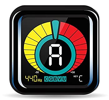 【中古】KLIQ UberTuner - Clip-On Tuner for All Instruments - with Guitar Bass Violin Ukulele & Chromatic Tuning Modes