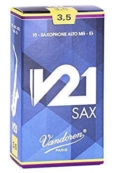 【中古】（非常に良い）バンドーレン アルトサクソフォンリード V21 硬さ : 3-1/2 (10枚入り)
