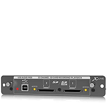【中古】（非常に良い）ベリンガー X-LIVE - X32用 拡張カード SD/SDHCカードとUSBオーディオ/MIDIインターフェイス