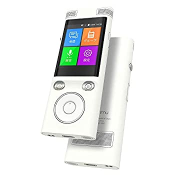 【中古】（非常に良い）ez:commu （イージーコミュ） 双方向 翻訳機 最速0.5秒 Wi-Fi対応 SIMフリー 世界170ヶ国・地域対応