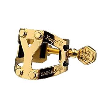 【中古】YANAGISAWA Yany SIXS リガチャー エボナイト用(逆締め/1つネジ) ソプラノサクソフォーン 用 金メッキ仕上｜GoodLifeStore
