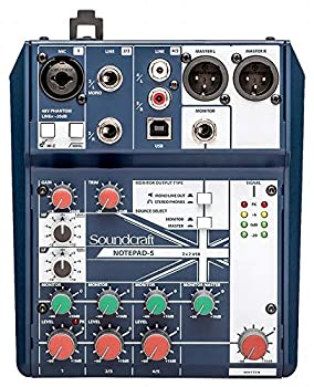 【中古】(非常に良い)Soundcraft Notepad-5 ミキサー|GoodLifeStore