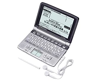 【中古】（非常に良い）CASIO Ex-word (エクスワード) 電子辞書 XD-GW9600 日中韓対応手書きパネル搭載 音声対応 40コンテンツ収録 英語上位モデル