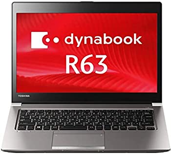 【中古】ダイナブック dynabook R63/P PR63PBAA637AD71 / Core i5 5300U(2.3GHz) / SSD:128GB / 13.3インチ / シルバー