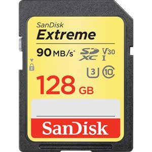 【中古】サンディスク SDXCメモリカード 128GB Class10 UHS-I SDSDXVF-128G-JNJIP