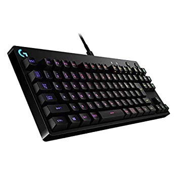 【中古】テンキーレス ゲーミングキーボード Logicool ロジクール G-PKB-001 ブラック メカニカル Romer-G RGB 着脱式ケーブル プロ仕様 FPS 9,544円