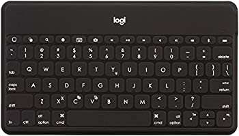 【中古】LOGICOOL ロジクール iK1042BKA ウルトラポータブルキーボード iPhone照明ランプ 内蔵蓄電池申し受ける式 Bluetooth繋ぎ合わせる iPad、iPhone、AppleTV相応う