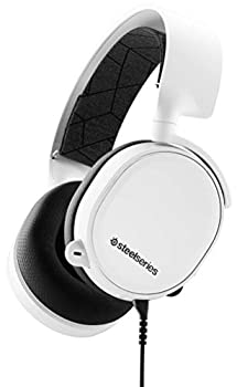 【中古】（非常に良い）密閉型 ゲーミングヘッドセット SteelSeries Arctis 3 White (2019 Edition) 61506
