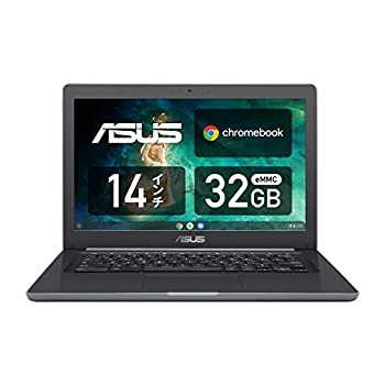 【中古】（非常に良い）Chromebook クロームブック ASUS ノートパソコン 14.0型WXGA液晶 英語キーボード C403NA ブラック グーグル Google