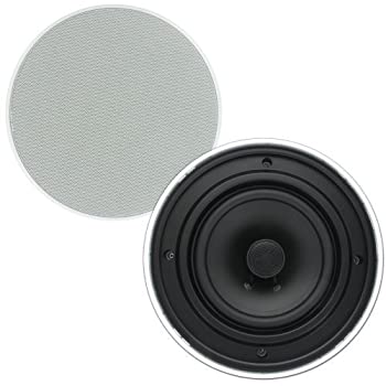 【中古】Theater Solutions TSQ670 6.5-Inch Install Quick 70 Volt In Ceiling Speaker  White by Theater Solutions