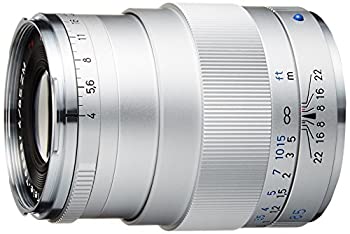 【中古】（人並み外れたに好いたらしい）Carl Zeiss Tele-Tessar T* 4/85 ZM SV しろがね色 カメラ用交換レンズ-カメラ・ビデオカメラ・光学機器