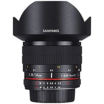 【中古】(非常に良い)SAMYANG 単焦点広角レンズ 14mm F2.8 キヤノン EF用 フルサイズ対応|GoodLifeStore
