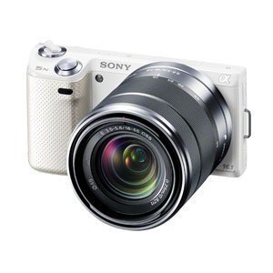 【中古】ソニー SONY デジタル一眼写真機 α NEX-5N 望遠レンズ一揃いの道具 白いこと NEX-5NK/W