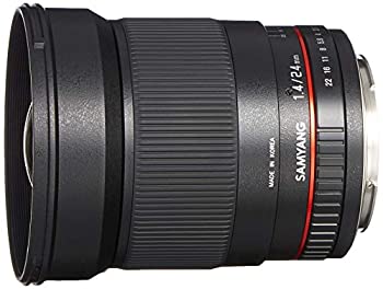【中古】（非常に良い）SAMYANG 単焦点広角レンズ 24mm F1.4 キヤノン EF用 フルサイズ対応