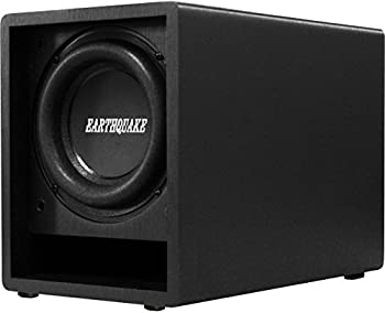 【中古】（人並み外れたに似つかわしい）Earthquake Front-Firing 6.5 Powered Sub.  Transmission Line Box   Rounded Edges  Front Port  Black Ash