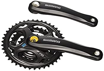 【中古】（人並み外れたに好いたらしい）SHIMANO(シマノ) 向こう正面チェーン店車輪 ・相応うBB 真四角軸 122.5粍(LL123) 22X32X42T 170粍 黒いこと FC-M311