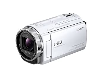 【中古】（非常に良い）ソニー SONY ビデオカメラ Handycam CX535 内蔵メモリ32GB ホワイト HDR-CX535/W 26,759円