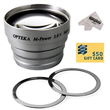 【中古】Opteka 3?x望遠変換器磁気磁石水晶体for Konica Revio KD 3300、KD 4000、KD 220z、KD 400z、KD 410z、KD 420z、KD 500z、kd510zデジ