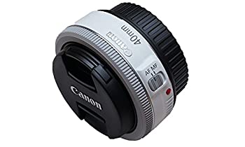 【中古】Canon EF 40mm f / 2.8?STM Pancakeレンズ(ホワイト)