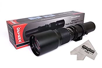 【中古】（人並み外れたに好いたらしい）Opteka 500?粍 f / 8プリセット望遠水晶体with High Definitionマイクロファイバークリーニングクロスfor Pentax k-s1、k-500?  K - 50?  K - 30 カメラ用交換レンズ-TV・オーディオ・カメラ-カメラ・ビデオカメラ・光学機器
