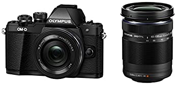 【中古】(非常に良い)OLYMPUS ミラーレス一眼 OM-D E-M10 MarkII EZダブルズームキット ブラック|GoodLifeStore