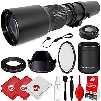 楽天市場】【中古】 Opteka 500mm f 8高プリセット望遠レンズfor
