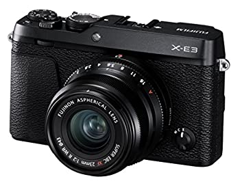 【中古】（人並み外れたに似つかわしい）FUJIFILM 銀鏡受け答え一眼写真機 X-E3単興味の中心レンズキットブラック X-E3LK23F2-B
