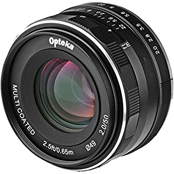 【中古】Opteka 50mm f / 2.0手動フォーカスプライムHD MCレンズfor Sony EマウントAPS - Cフォーマットデジタルカメラ 43,865円