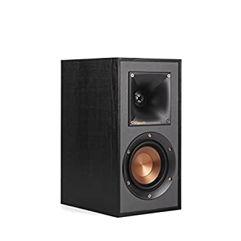 【中古】Klipsch  老人ホーム金棒引き R-41M 豪然たる 科目に凝ったブックシェルフスピーカー 2個仕掛ける 黒いこと