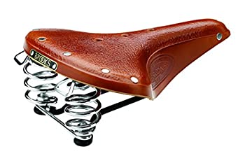 【中古】(未当てはめる品)BROOKS なめし革サドル 弾機つきひな型B66のシングル軌跡版 B67 HONEY