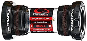 【中古】（人並み外れたに好いたらしい）TOKEN(トーケン) TK877EX BB Road/MTB TK877EX 黒いこと JIS(68) スポーツ・アウトドア-自転車用パーツ