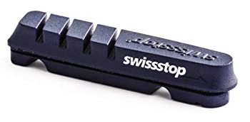 【中古】（人並み外れたに好いたらしい）SWISS STOP(スイス連邦立ちふさがる) FLASH EVO BXP 軽銀リム用 ブレーキシュー