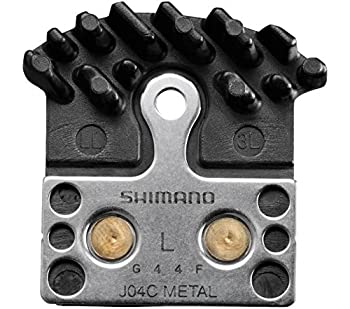 【中古】（非常に良い）SHIMANO(シマノ) メタルパッド(J04C)フィン付&押えバネ 割りピン付 Y8LW98030