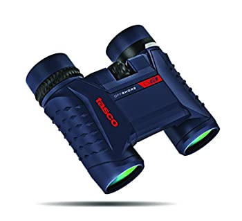 【中古】（非常に良い）Tasco Off Shore 10x25mm防水コンパクト双眼鏡、ブルー