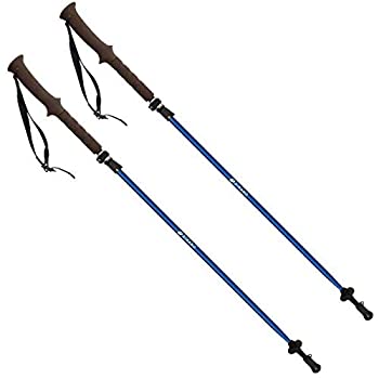 【中古】（非常に良い）トレッキングポール フォルダーTWIST [使用サイズ：100-115cm(折りたたみ36cm)] [カラー：ブルー] #113474