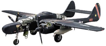 【中古】アメリカレベル 1/48 P-61 ブラックウィドウ 07546 プラモデル